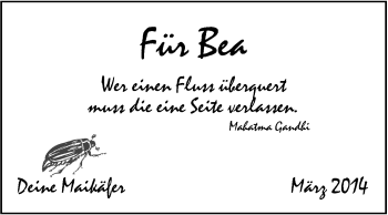 Traueranzeige von Bea  von Marbacher Zeitung