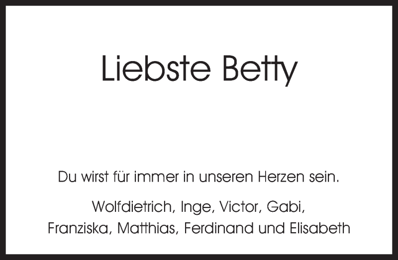  Traueranzeige für Bettina Gauß vom 28.11.2015 aus Kreiszeitung Böblinger Bote